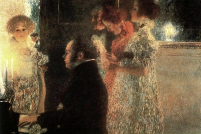 Schubert peint par Klimt