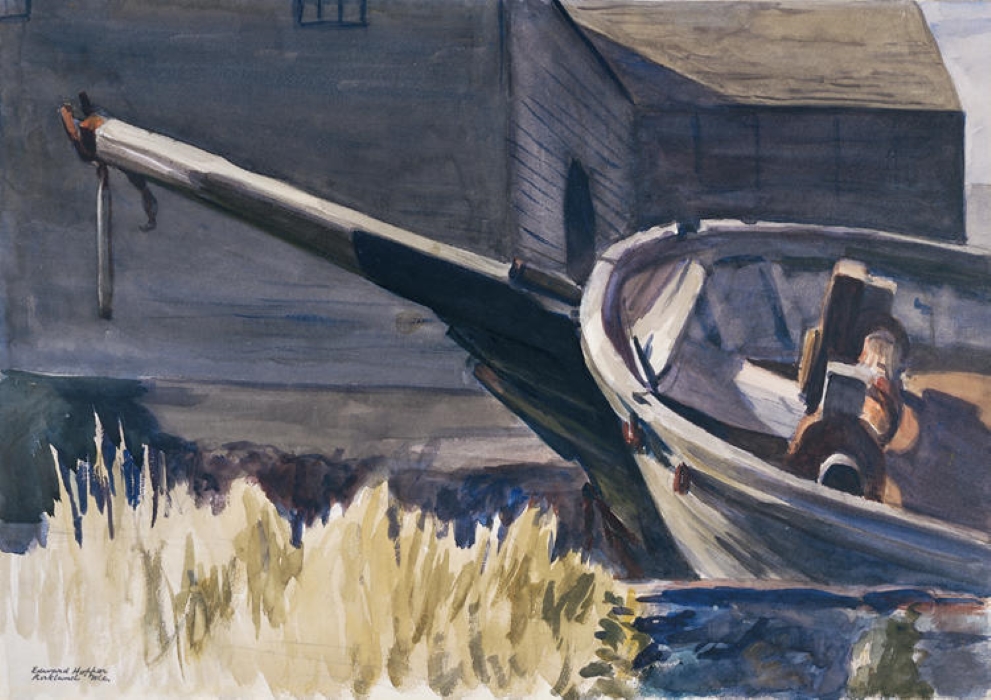 Schooner's Bowsprit par Edward Hopper