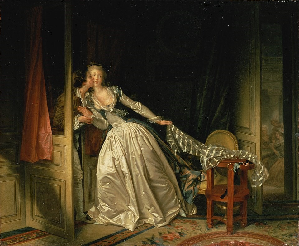 Le Baiser à la dérobée de Fragonard