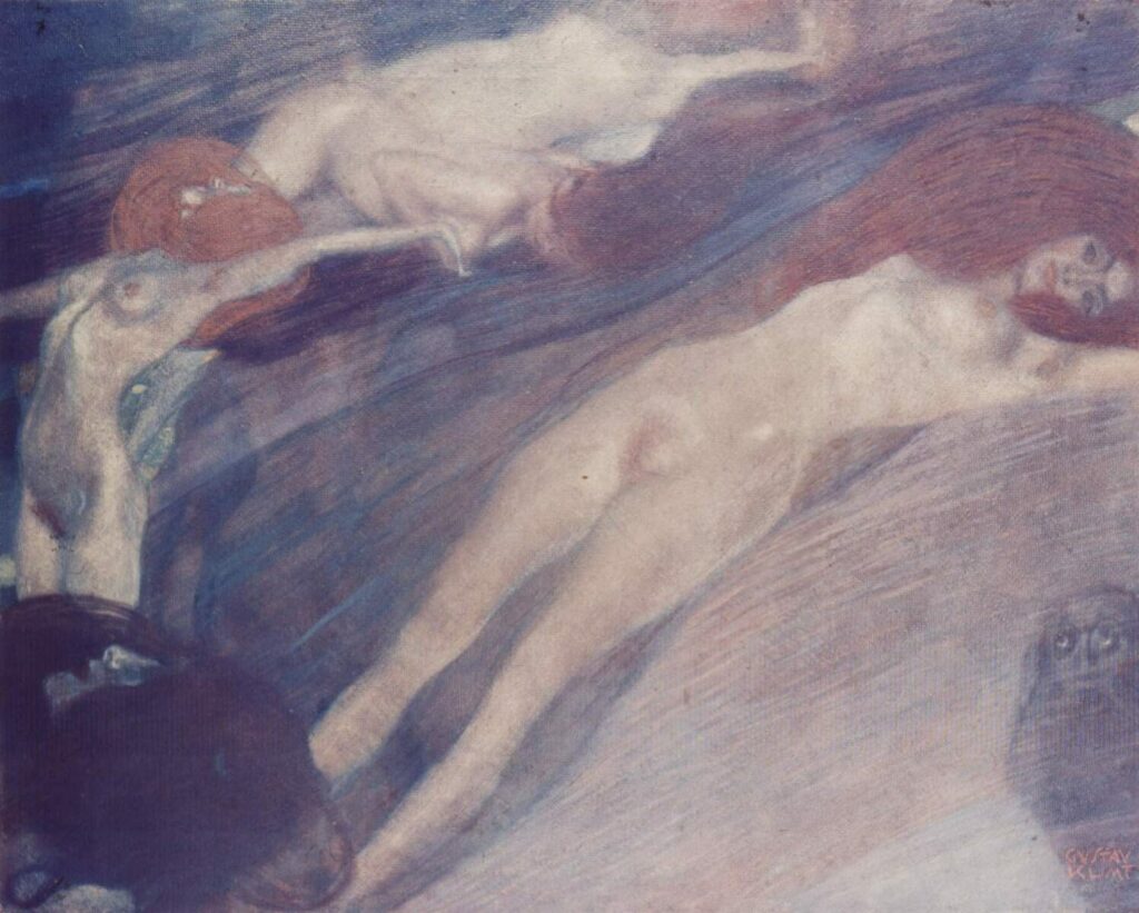 Bewegte Wasser de Gustav Klimt