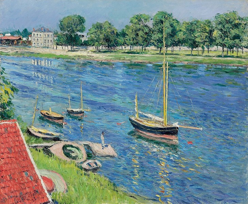 L'été par Gustave Caillebotte