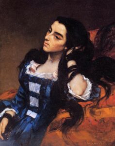 Portrait d'une femme espagnole par Courbet