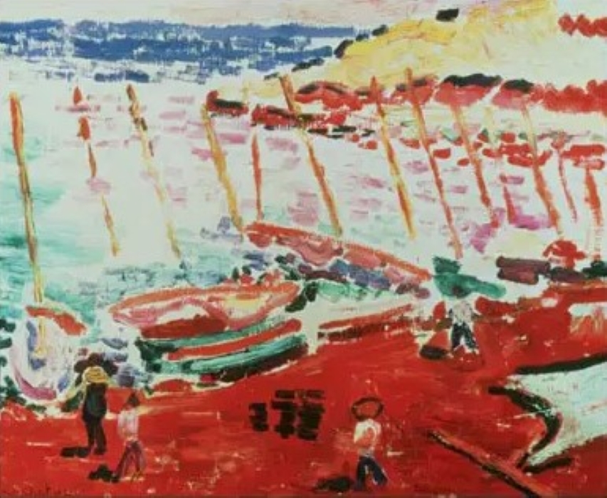 La plage rouge par Matisse