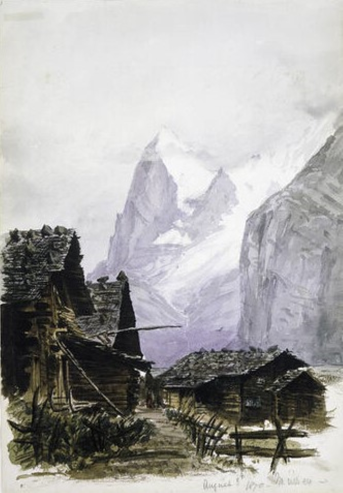 L'Eiger depuis Mürren de John Singer Sargent