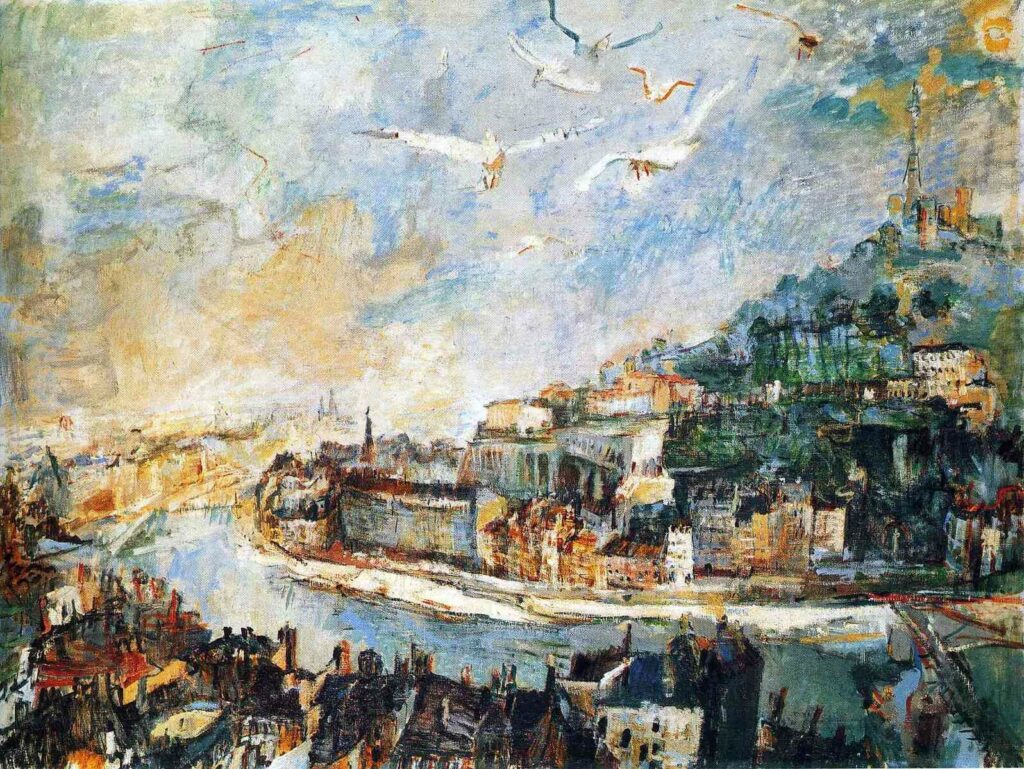 Lyon par Oskar Kokoschka
