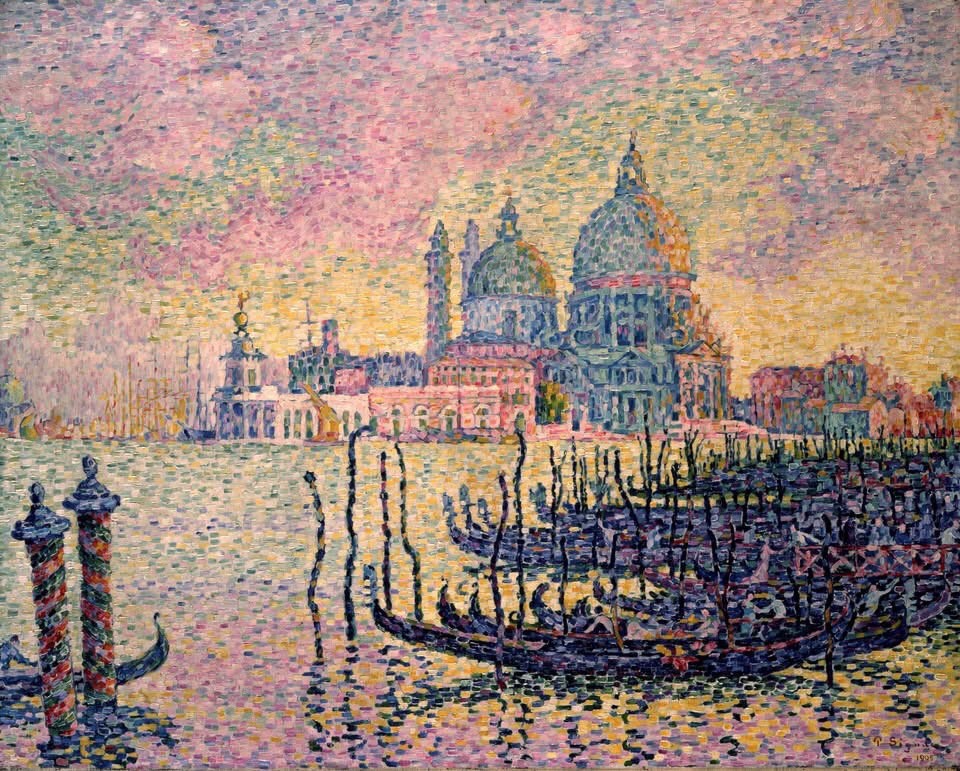 Entrée du Grand Canal, Venise de Paul Signac