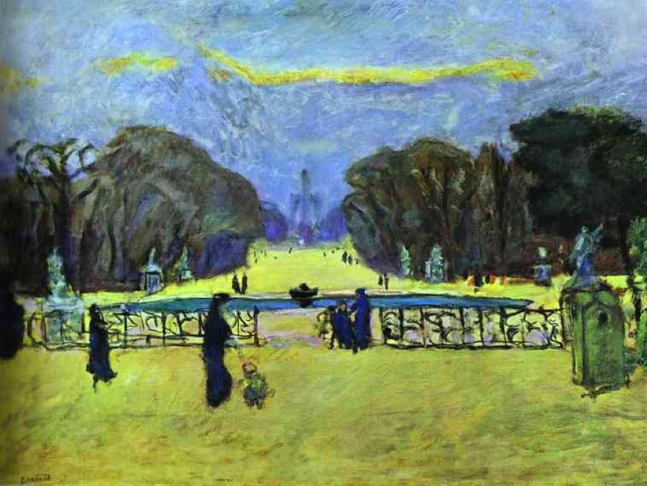 Jardin des Tuileries par Pierre Bonnard