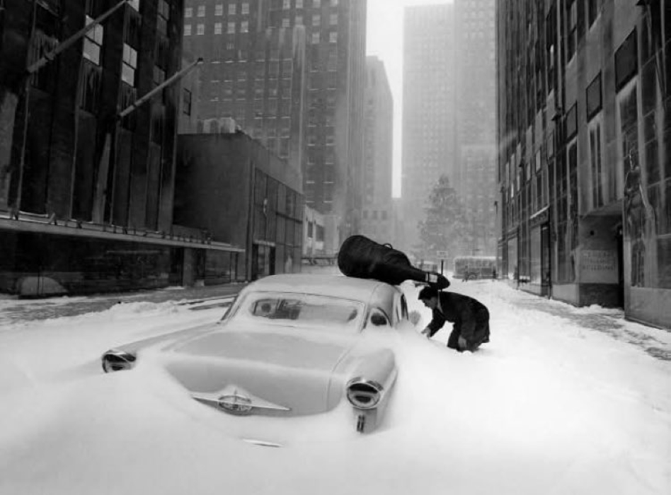 Maurice Baquet à New York (1960), photo de Robert Doisneau