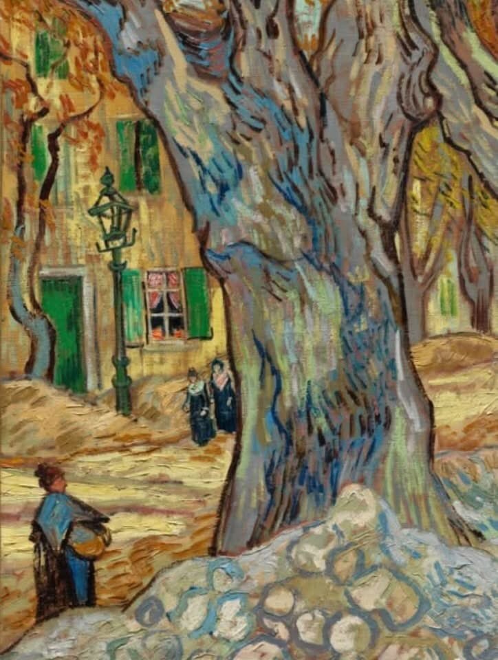 Les Grands Platanes par van Gogh