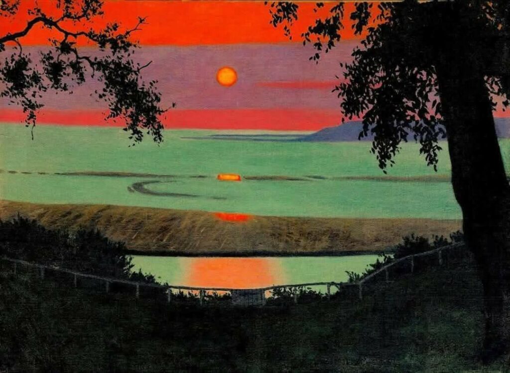 Coucher de soleil de Félix Vallotton