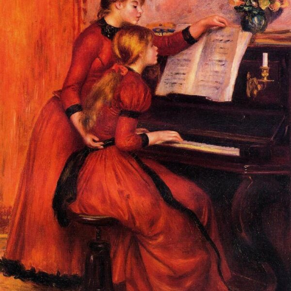La leçon de piano de Renoir