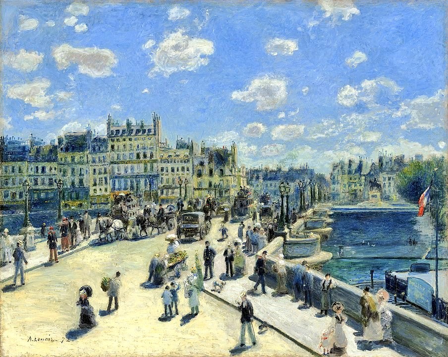 Le Pont Neuf, Paris d'Auguste Renoir