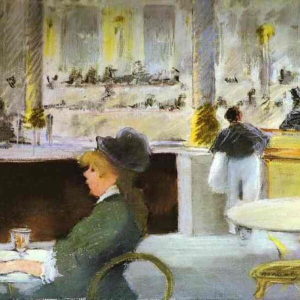 Intérieur d'un café par Édouard Manet