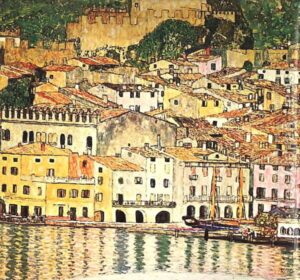 Malcesine, sur le Lac de Garde de Klimt