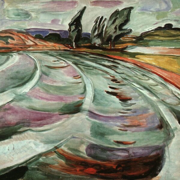 La vague par Edvard Munch