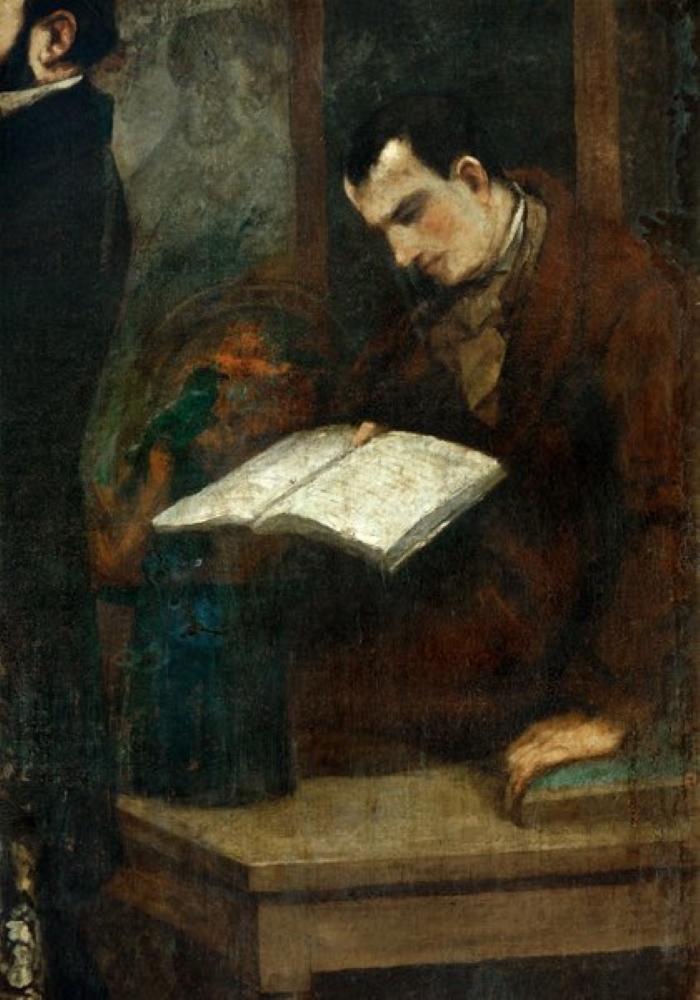 Portrait de Charles Baudelaire par Gustave Courbet