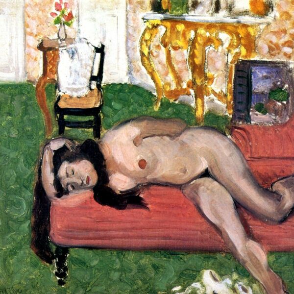 Femme sur un canapé par Matisse