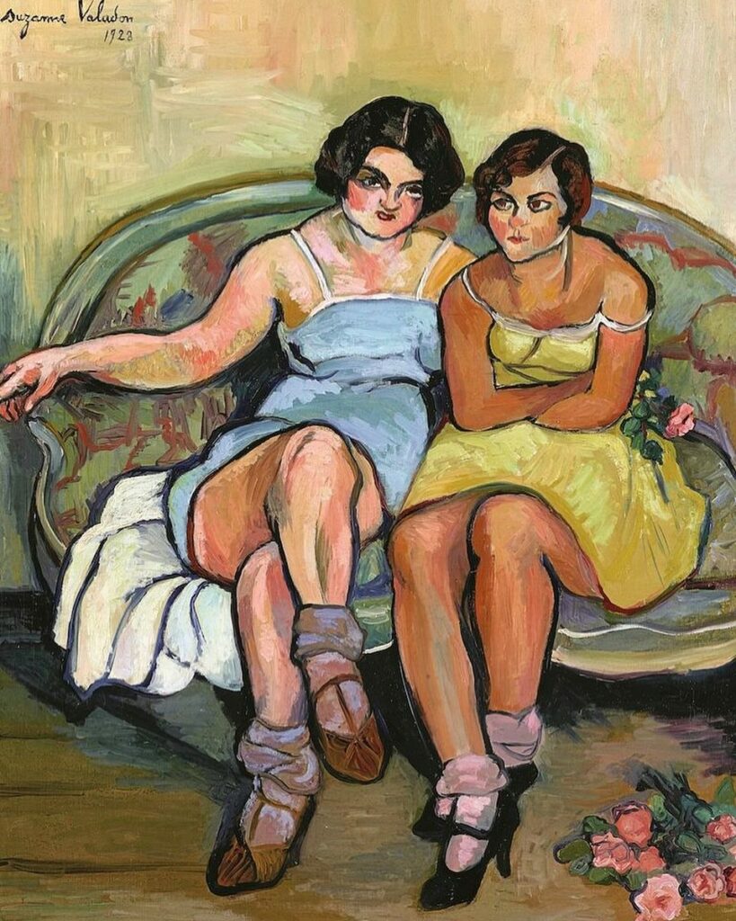 Les Deux Sœurs par Suzanne Valadon