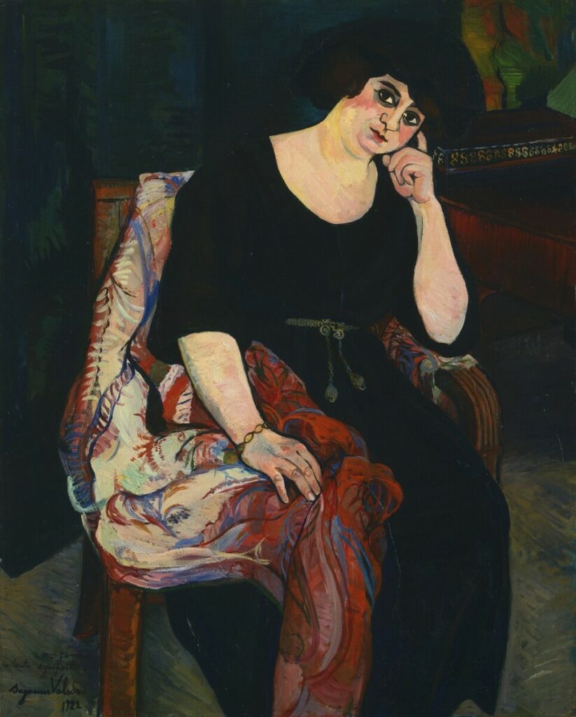 Portrait of Mme Zamaron par Suzanne Valadon (1922)