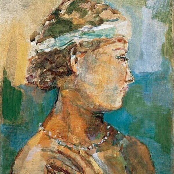 Oskar Kokoschka - Fille avec un collier (1930)