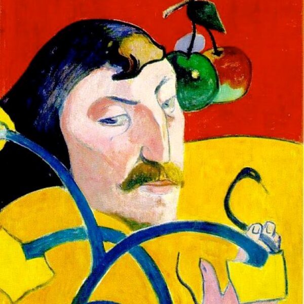 Autoportrait à l'auréole (1889) par Paul Gauguin