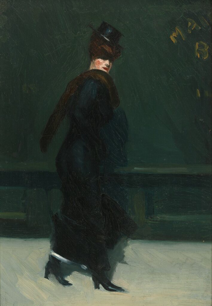 Femme marchant (1906) par Edward Hopper