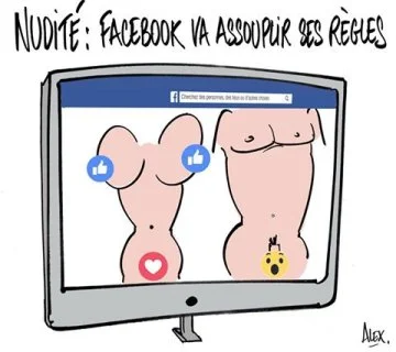 Facebook va assouplir ses règles, dessin d'Alex