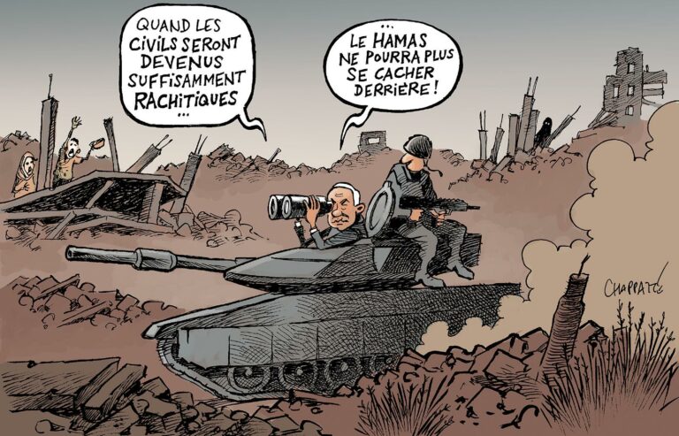 La guerre sans lois, dessin de Chappatte