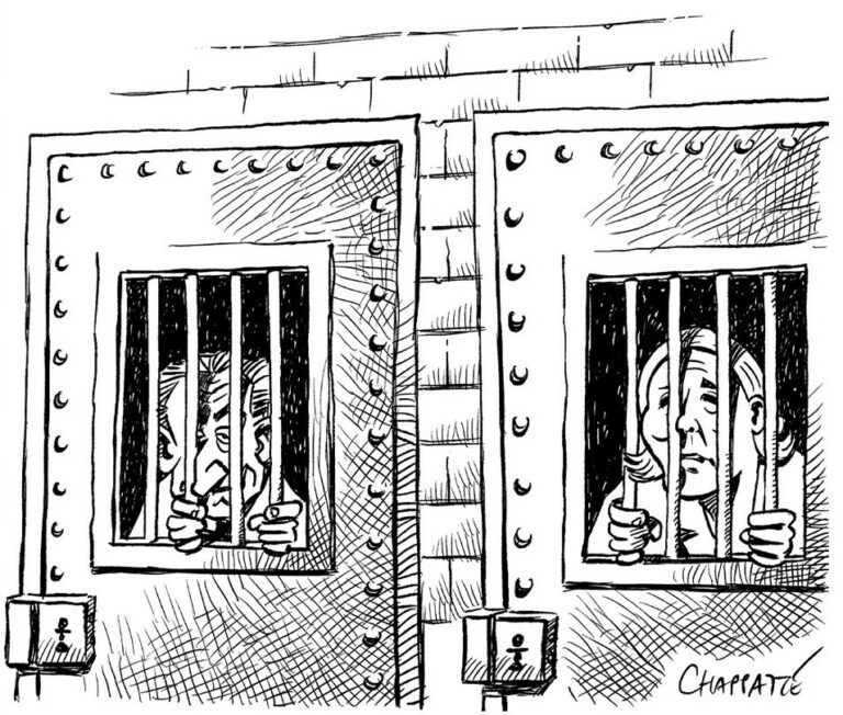 Le cauchemar du rapprochement droite-RN, dessin de Chappatte