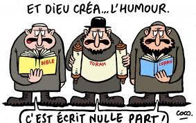 Et dieu créa l'humour, dessin de Coco