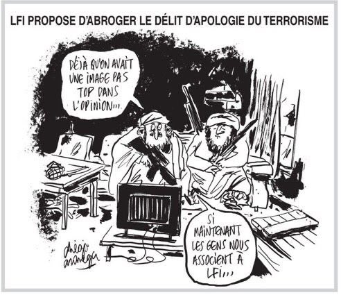 LFI progresse, dessin de Diego Aranega