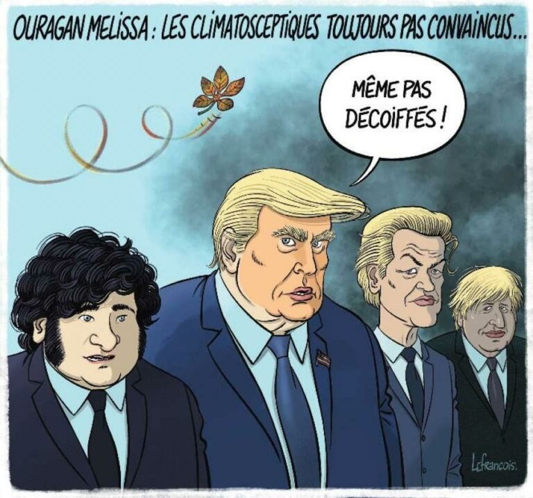 Climatosceptiques, dessin de LeFrançois