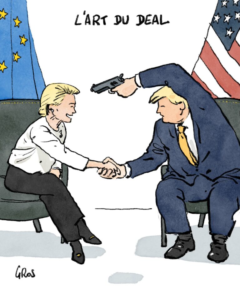 L'art du deal, dessin de Pascal Gros