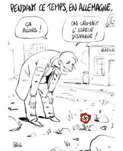 La bête revient, dessin de Pascal Gros