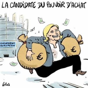 Le Pen détourne, dessin de Pascal Gros