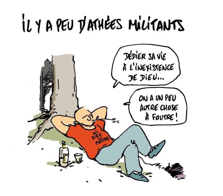 Ni Dieu ni maître, dessin de Pascal Gros