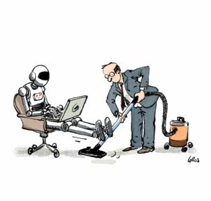 Qui gagnera, l'IA ou le cadre par pascal Gros