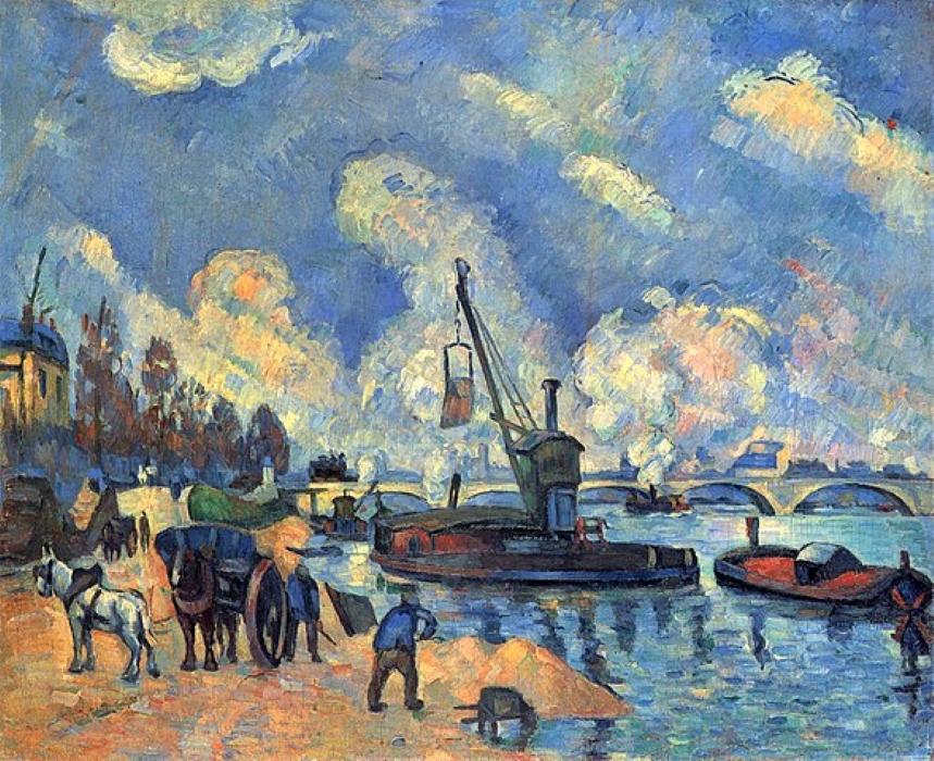 La Seine au quai d’Austerlitz, Paris de Paul Cézanne