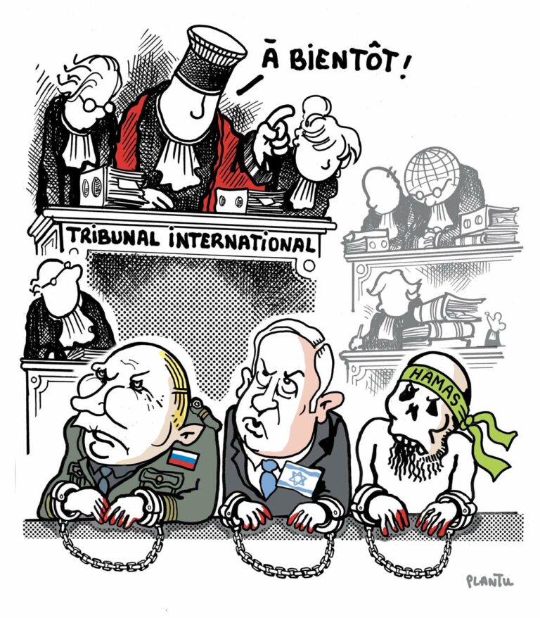 Justice internationale, dessin de Plantu