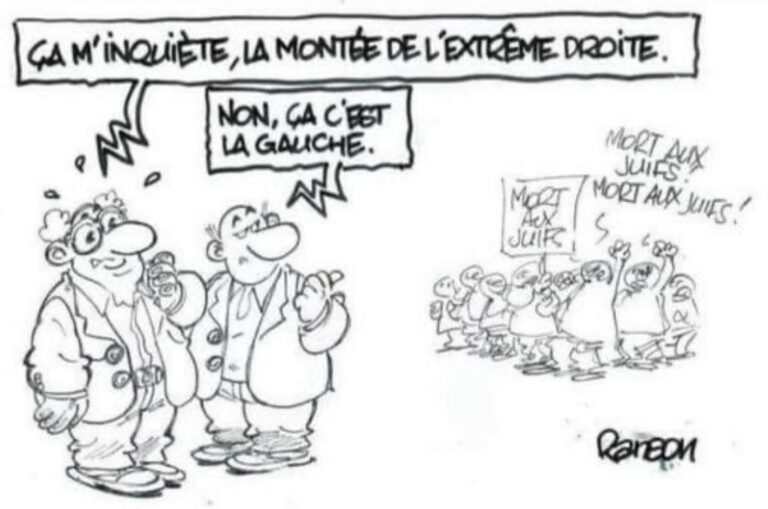 Antisémitisme de gauche, dessin de Ranson