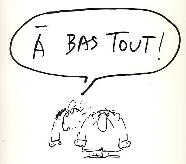 À bas tout, dessin de Reiser