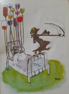 La faux, dessin de Reiser