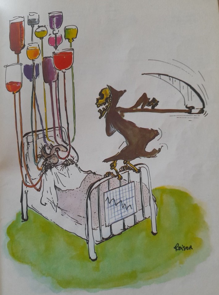 La faux, dessin de Reiser