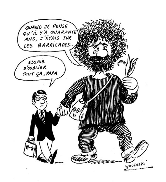 Nouvelle génération, dessin de Wolinski