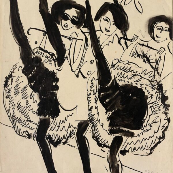 Dancers (1906) d'Ernst Ludwig Kirchner