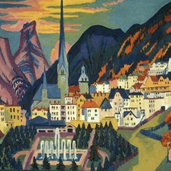 Davos en été (1925) d'Ernst Ludwig Kirchner