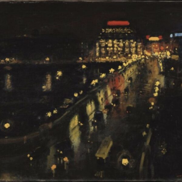 Le Pont Neuf, la nuit d'Albert Marquet