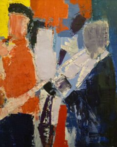 Les musiciens, souvenir de Sidney Bechet (1956) par Nicolas de Staël