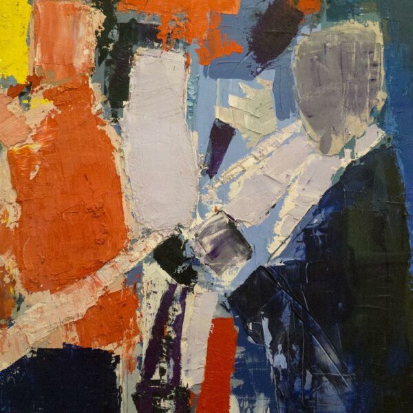 Les musiciens, souvenir de Sidney Bechet (1956) par Nicolas de Staël