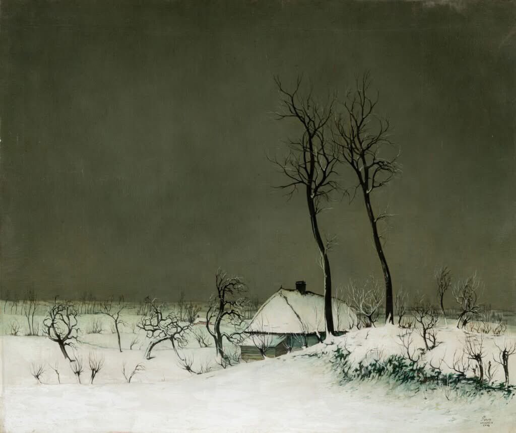 Leo Piron - Hiver à Etikhove (1943)